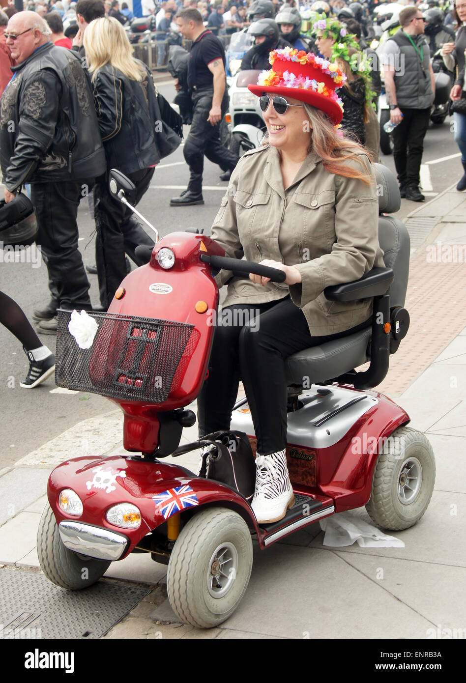 Femelle sur désactiver location Banque D'Images