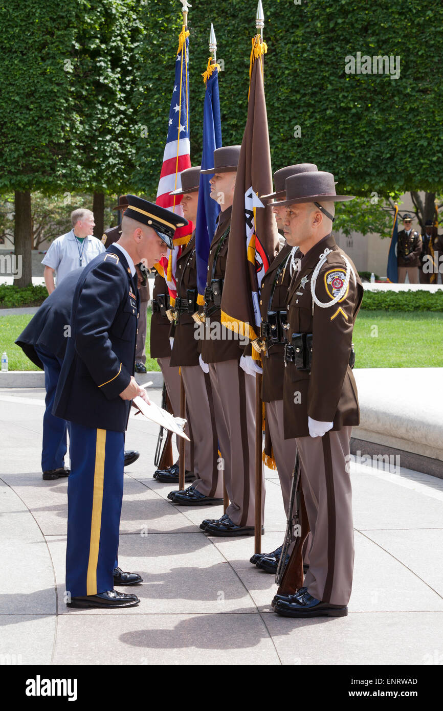 2015 La Semaine nationale de la Police de la concurrence de la garde d'honneur - Washington, DC USA Banque D'Images