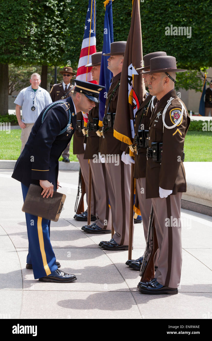 2015 La Semaine nationale de la Police de la concurrence de la garde d'honneur - Washington, DC USA Banque D'Images