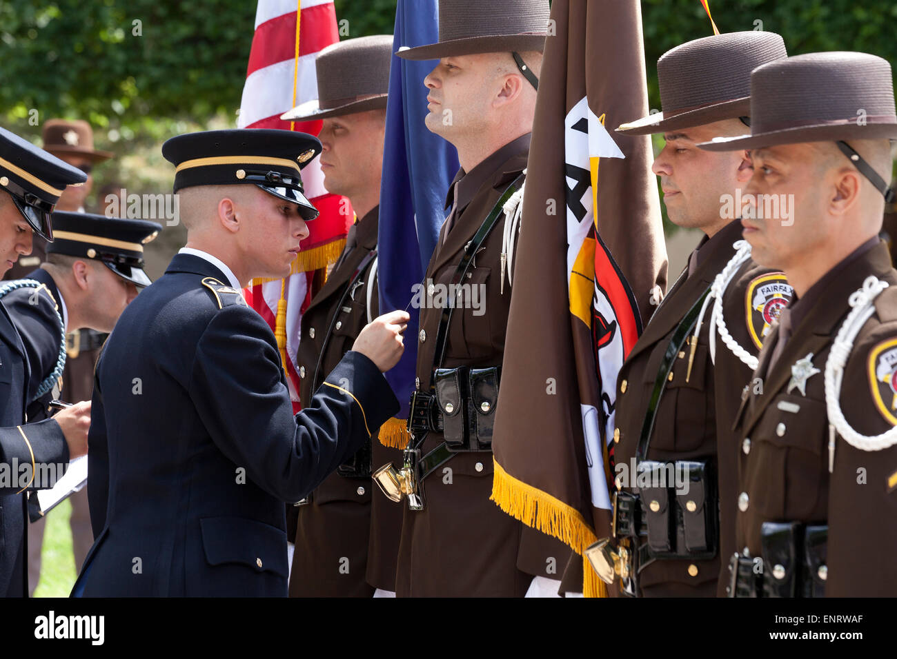 2015 La Semaine nationale de la Police de la concurrence de la garde d'honneur - Washington, DC USA Banque D'Images