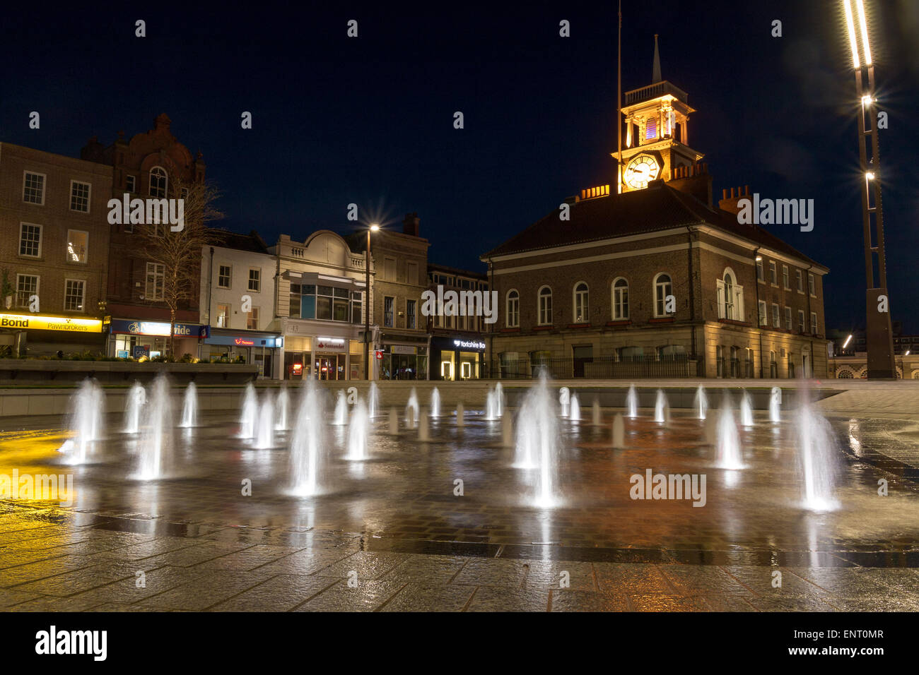 Stockton High Street at night Banque D'Images