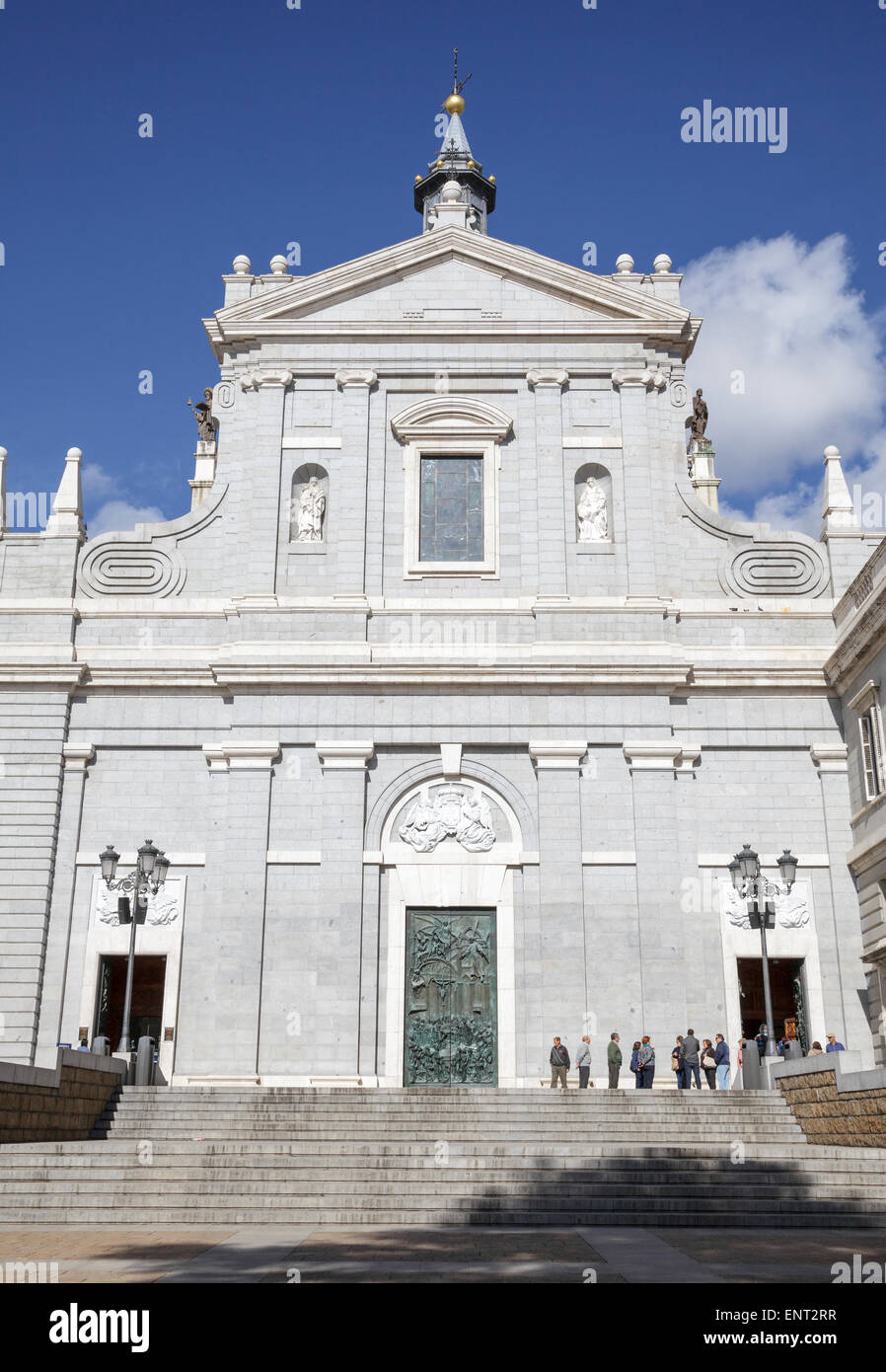 Santa Maria la Real de la cathédrale de l'Almudena, Madrid, Espagne Banque D'Images