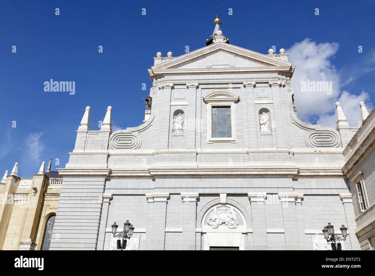 Santa Maria la Real de la cathédrale de l'Almudena, Madrid, Espagne Banque D'Images
