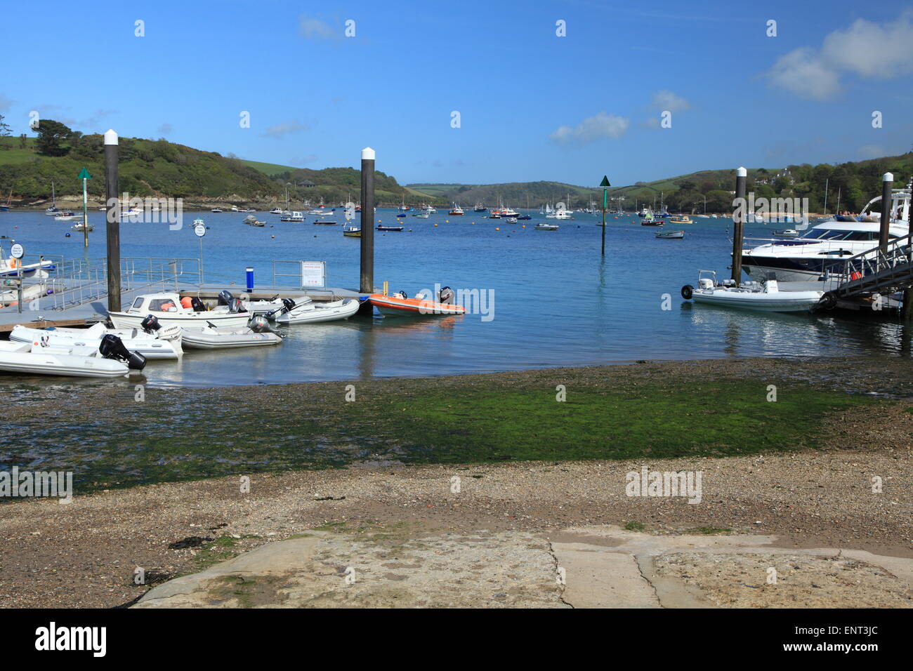 L'estuaire de Salcombe, South Hams, Devon, England, UK Banque D'Images