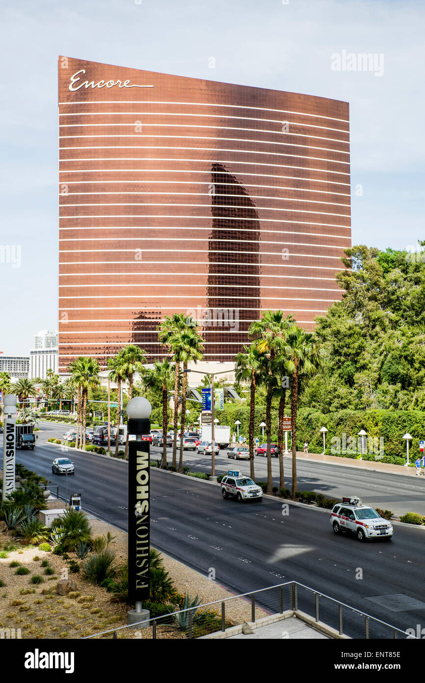 Extérieur de la Wynn and Encore hôtels et resorts, Las Vegas, Nevada. Beach Club Banque D'Images