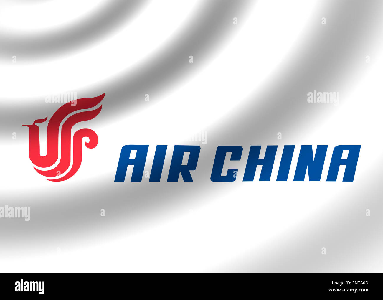 Air China Airlines icône logo emblème drapeau symbole Banque D'Images