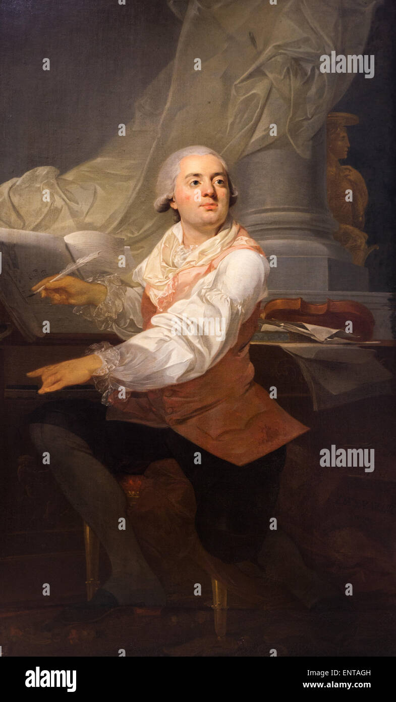 ActiveMuseum 0006127.jpg / Portrait de Charles Broche, maître de chapelle, premier professeur de Boieldieu 04/12/2013 - 18e siècle / Collection / Musée actif Banque D'Images