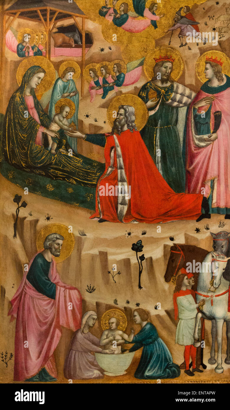 ActiveMuseum 0006362.jpg / Adoration des mages 22/01/2014 - xive siècle / Collection / Musée actif Banque D'Images