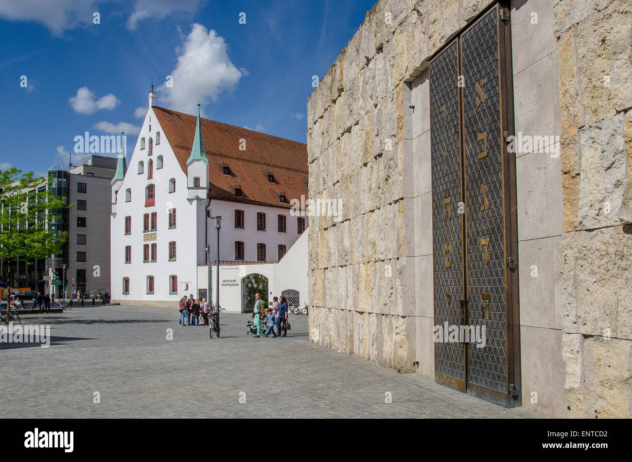 Centre juif de Munich synagogue Ohel Jakob le point focal de la vie juive, la religion, la culture et la tradition Banque D'Images