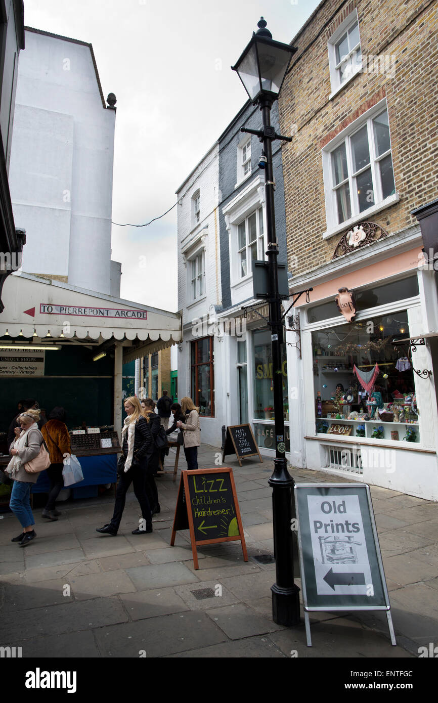 Camden Passage Antiques Market, Islington, London, England, UK Banque D'Images