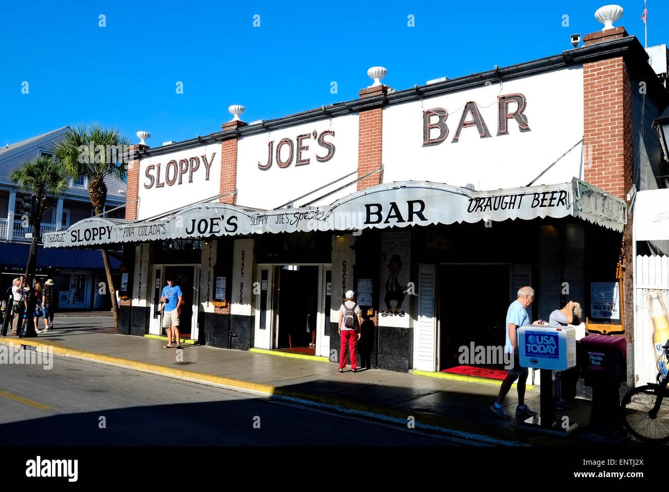Sloppy Joe's Bar Key West FL Floride destination pour l'ouest de Tampa Crusie Caraïbes Banque D'Images