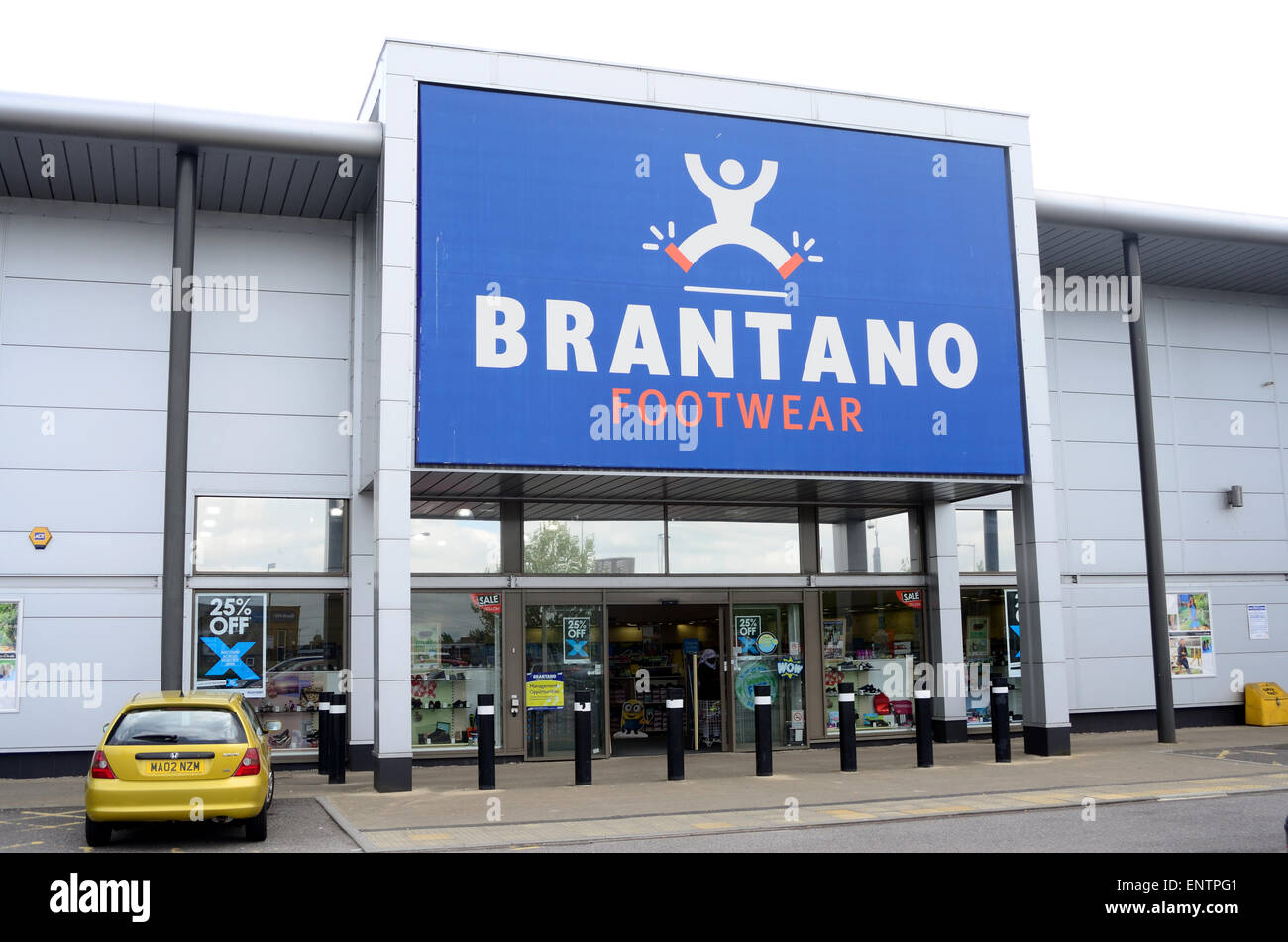 Le magasin de chaussures Brantano Brunel sur le Retail Park sur Four Rose  Lane, lecture Photo Stock - Alamy