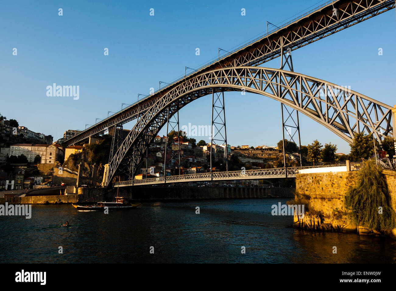 Pont Dom Luis I, Ponte de Dom Luís I, Ponte Luís I, Douro, Porto.Porto.Portugal Banque D'Images