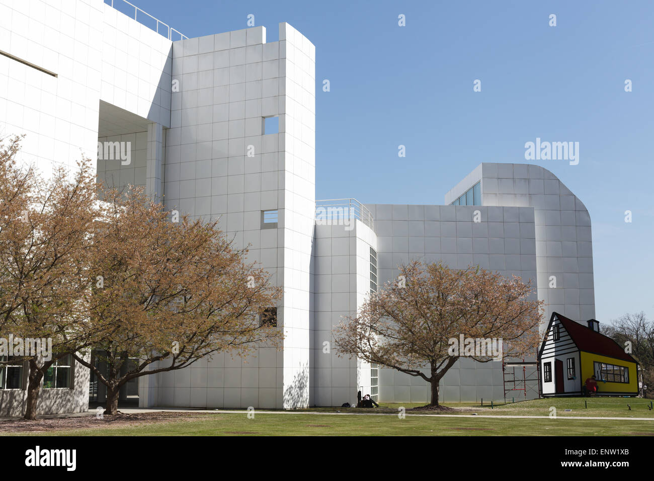 High Museum of Art, Woodruff Arts Center, l'architecte Richard Meier, a remporté le Prix Pritzker, Atlanta, Georgia, USA Banque D'Images