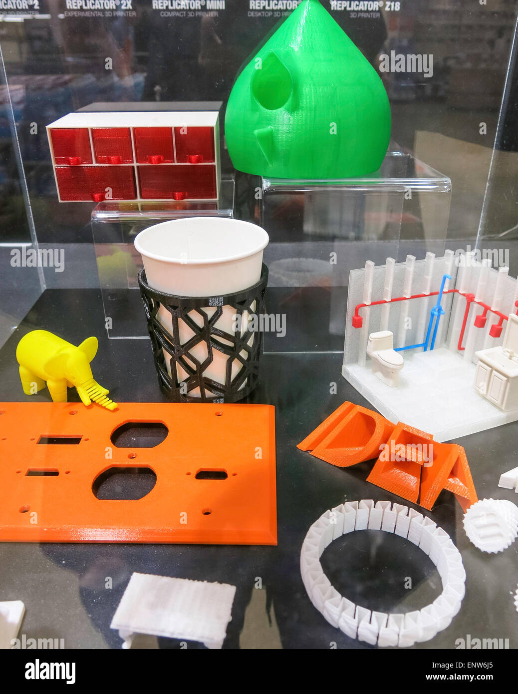 Affichage de l'imprimante 3D à Home Depot, NEW YORK Banque D'Images