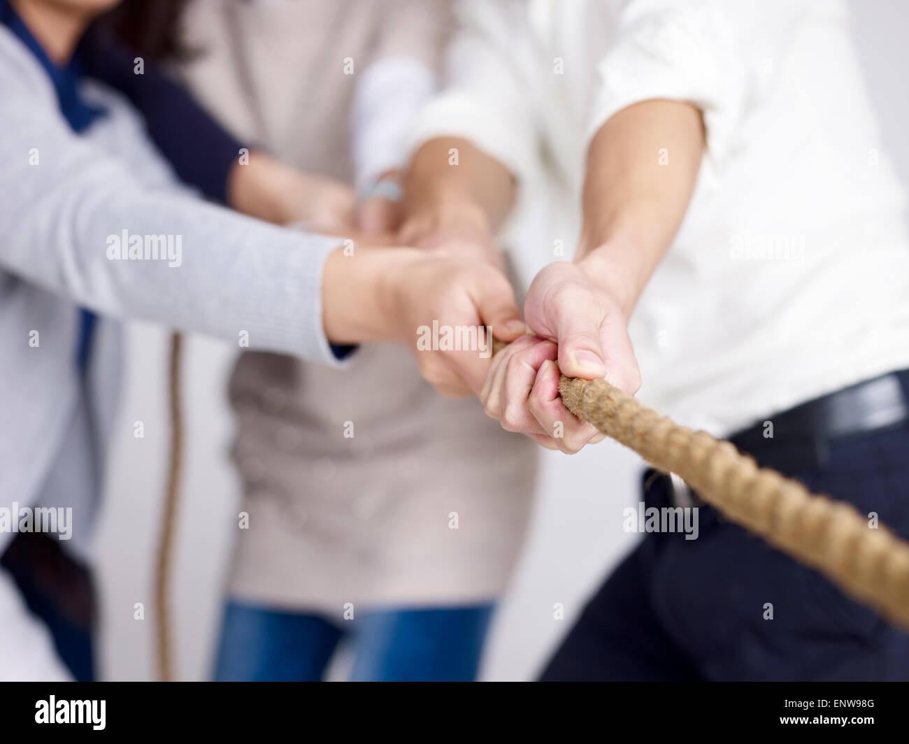 souque à la corde Banque D'Images