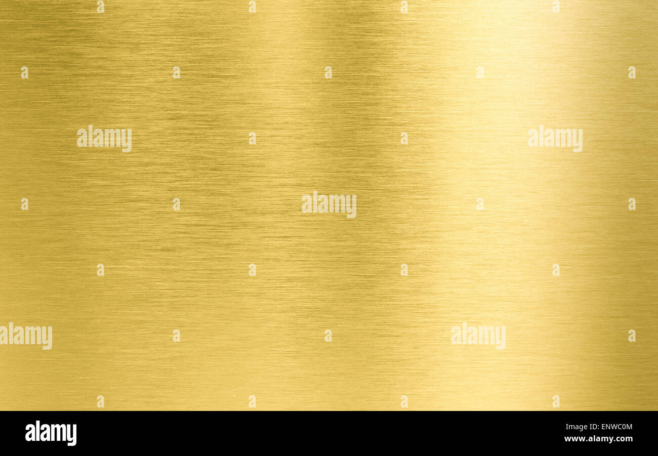La texture de métal d'or Banque D'Images