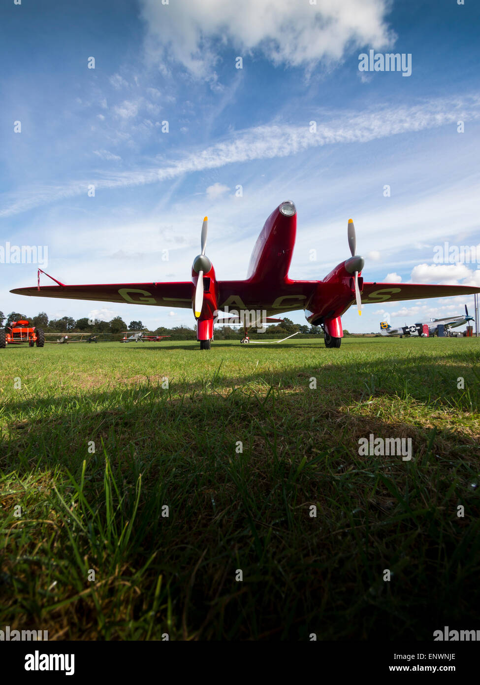 1930 de Havilland Comet Racer 'Grosvenor House' à la Shuttleworth Collection,Bedfordshire, Royaume-Uni Banque D'Images