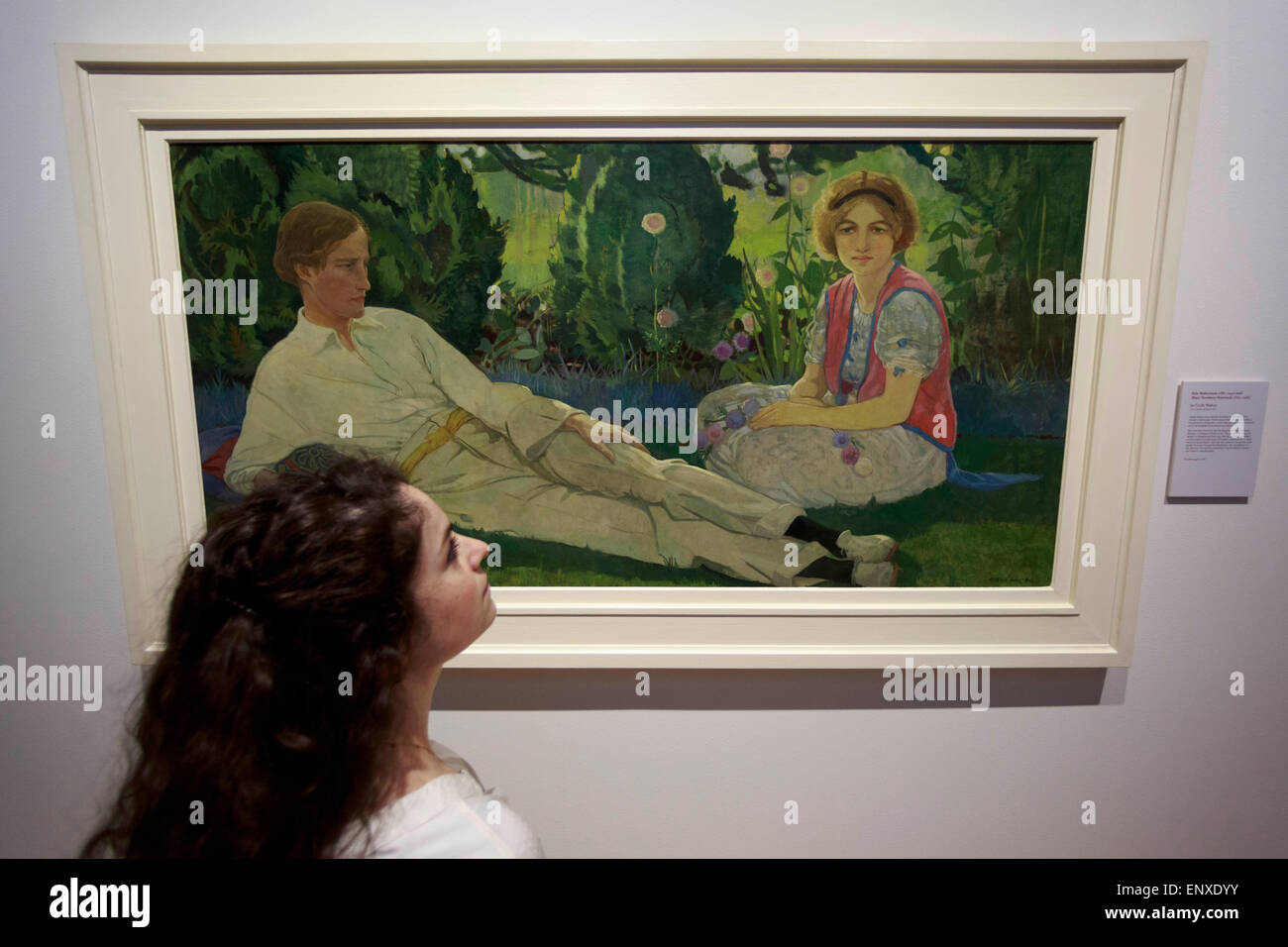 Édimbourg. UK. 12 mai, 2015. Un double portrait par le célèbre peintre Édimbourg Cecile Walton sur afficher dans Scottish National Portrait Gallery. Credit : Pako Mera/Alamy Live News Banque D'Images