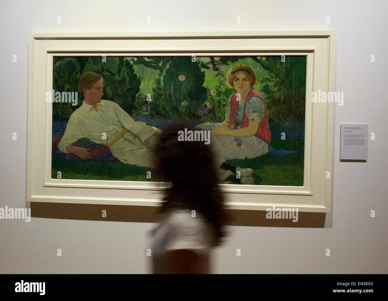 Édimbourg. UK. 12 mai, 2015. Un double portrait par le célèbre peintre Édimbourg Cecile Walton sur afficher dans Scottish National Portrait Gallery. Credit : Pako Mera/Alamy Live News Banque D'Images