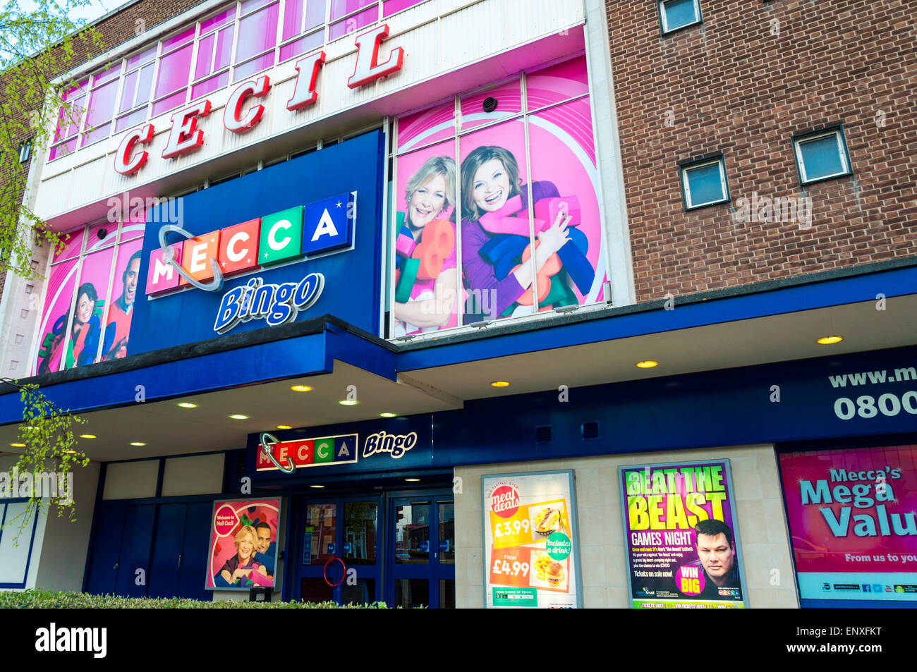 Hull Cecil Mecca Bingo Hall Banque D'Images