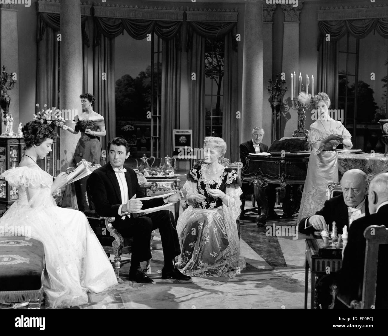 Les millions de Pound Note, Polynésie, 1954 aka : Sein größter Bluff, Regie : Ronald Neame, acteurs : Gregory Peck Banque D'Images