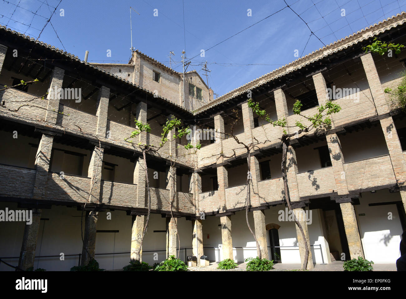 Grenade Espagne El Corral del Carb-n de l'édifice mauresque du 14e siècle, qui était autrefois un hôtel et de stockage pour les commerçants Banque D'Images