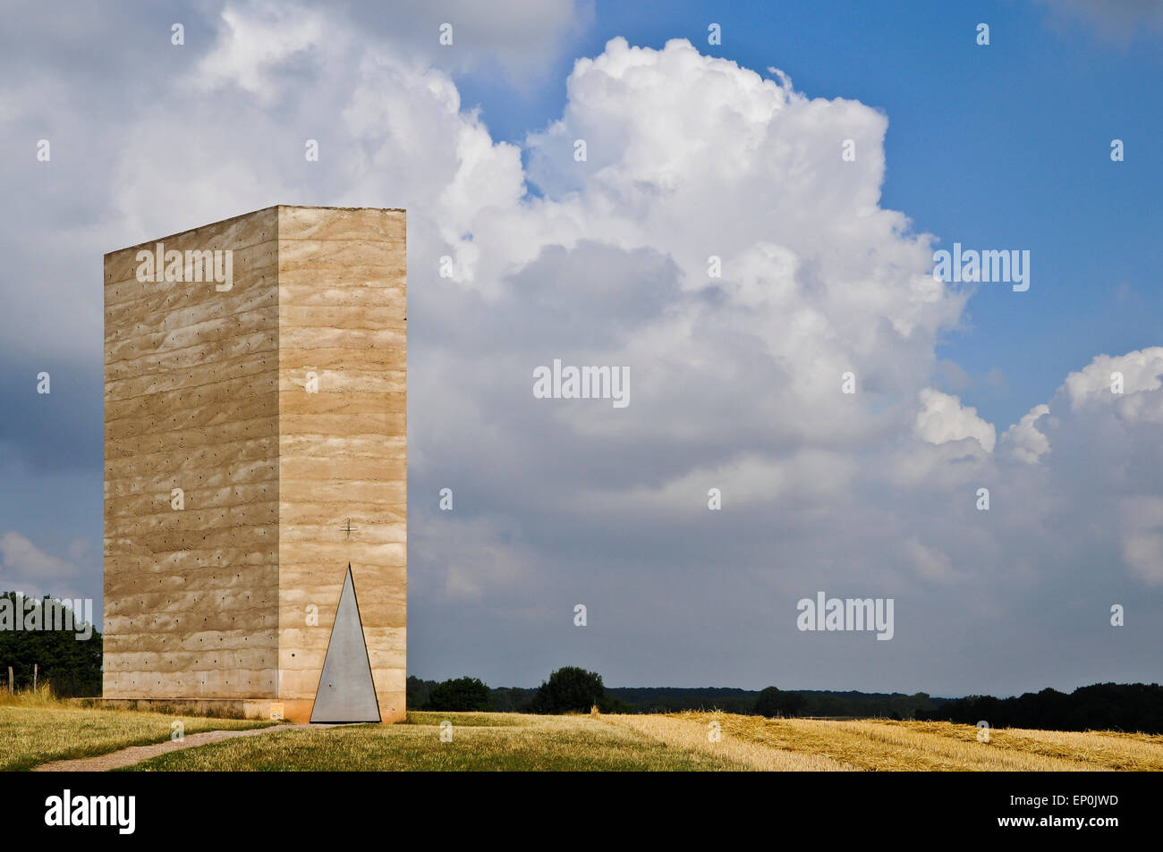 Frère Noël chapelle près de Wachendorf Rhénanie du Nord-Westphalie Allemagne europe Banque D'Images