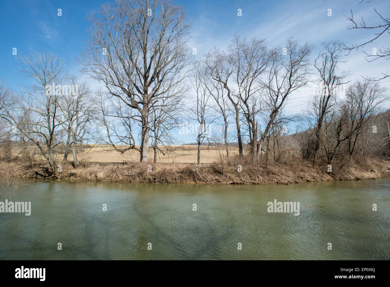 Deer Creek River Street dans le Maryland Banque D'Images