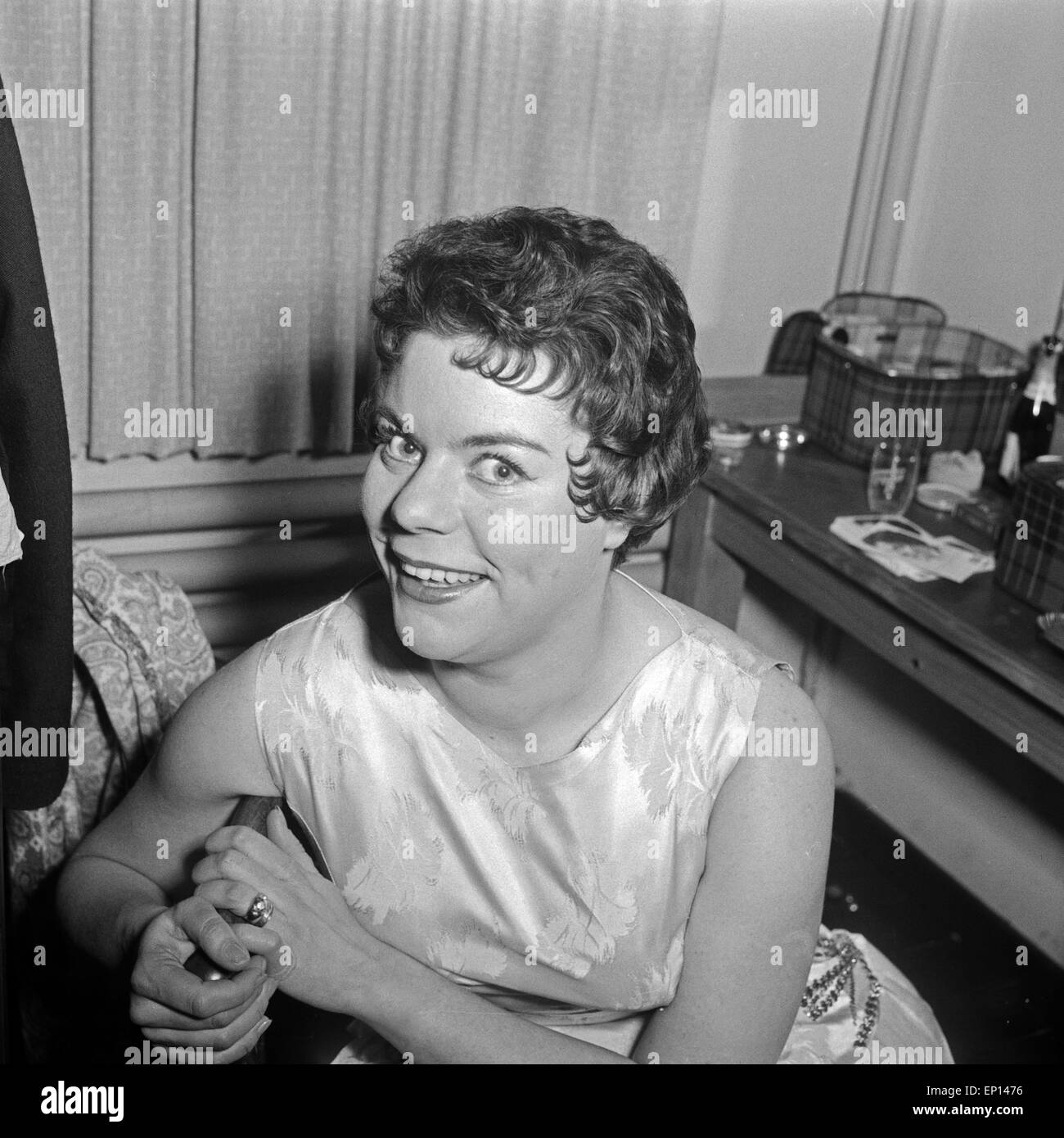 Deutsche Schauspielerin Ruth Stephan, Deutschland 1950er Jahre. L'actrice allemande Ruth Stephan Grmany, 1950. Banque D'Images