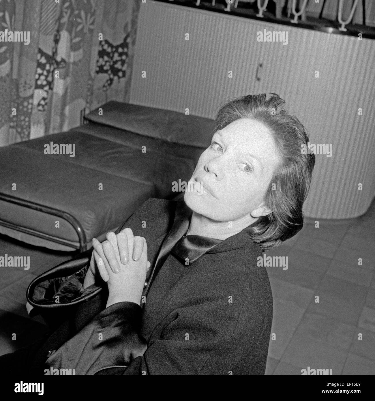 Elisabeth Flickenschildt Deutsche Schauspielerin à Hamburg, Deutschland 1950er Jahre. L'actrice allemande Elisabeth Flickenschil Banque D'Images