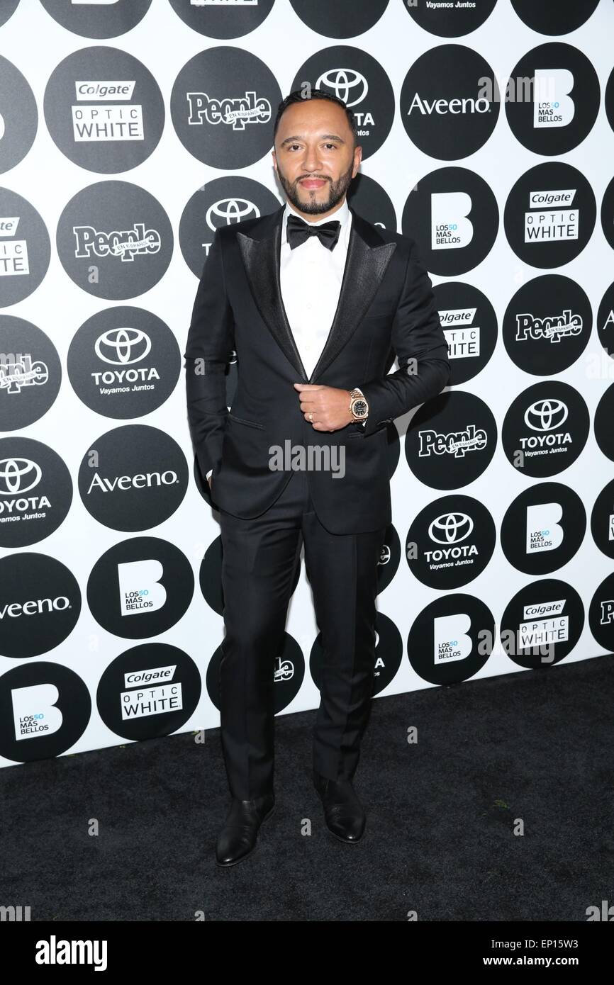 New York, NY, USA. 12 mai, 2015. Alex Sensation à arrivées de Los Bellos (50 50 Mas La Plus Belle) People en espanol, IAC Building, New York, NY Le 12 mai 2015. Credit : Andres Otero/Everett Collection/Alamy Live News Banque D'Images