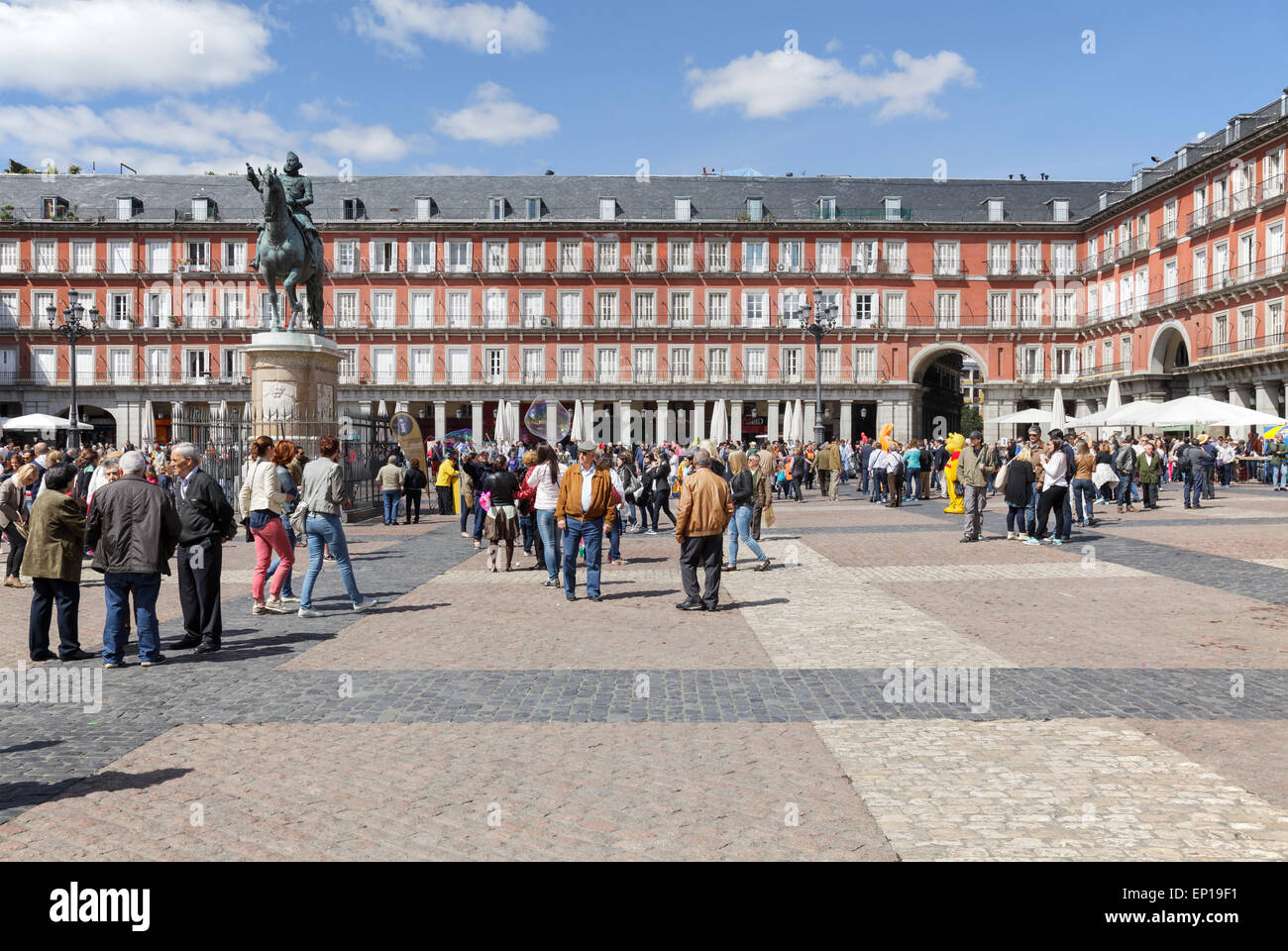 Plaza Mayor, Madrid, Espagne Banque D'Images