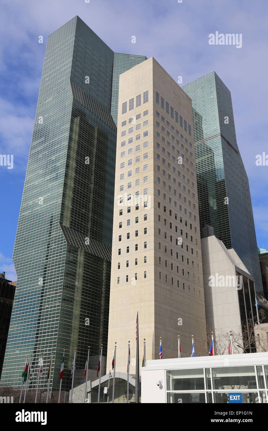 Millennium UN Plaza Hotel à Manhattan, New York. United States. Banque D'Images