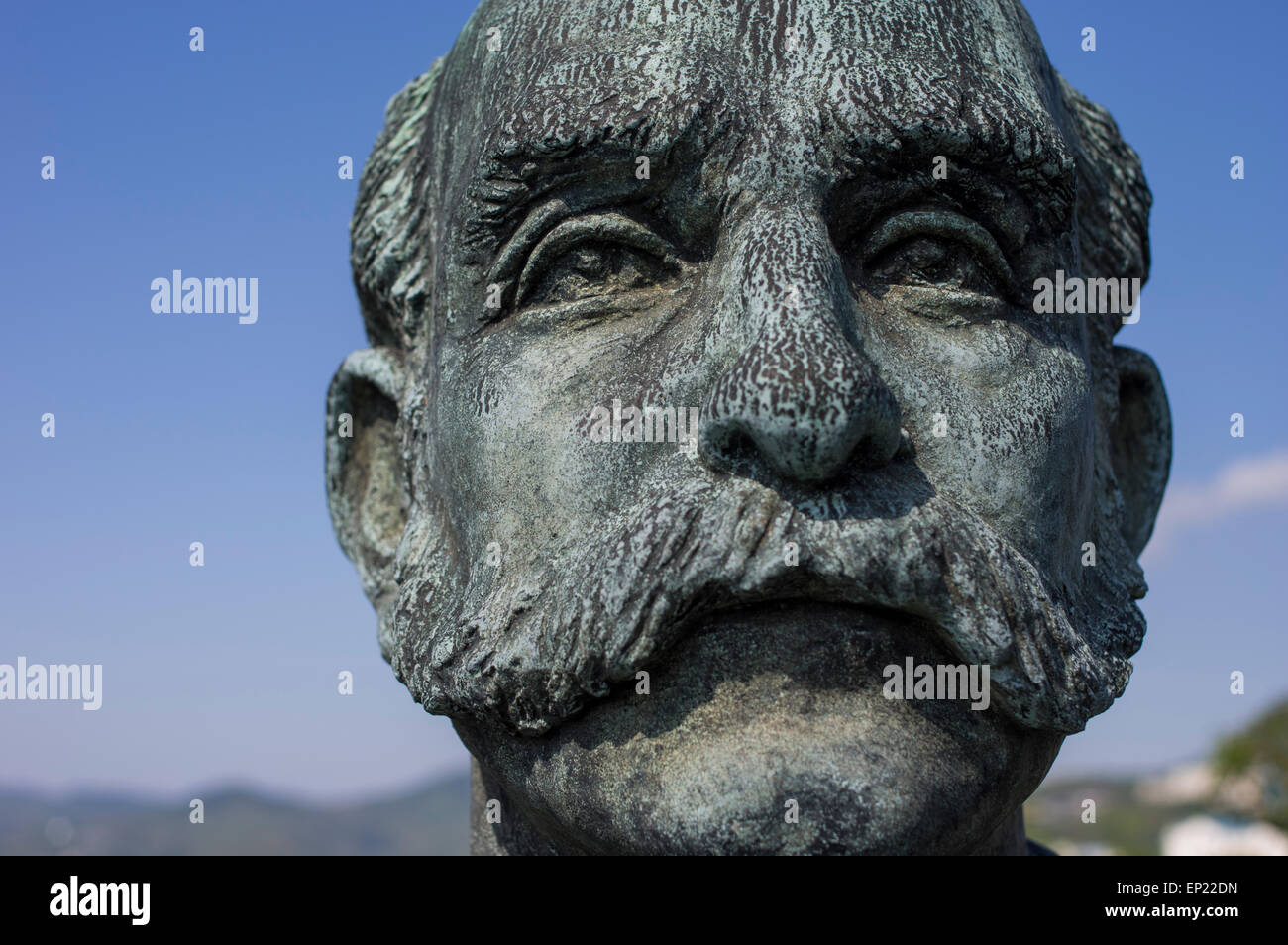 Statue de Thomas Blake Glover Glover, maison, Nagasaki, Kyushu, Japon Banque D'Images