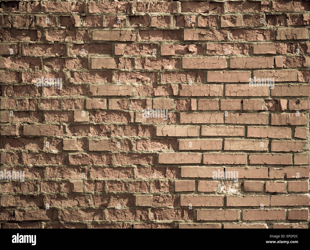 Mur de briques usées vintage background Banque D'Images