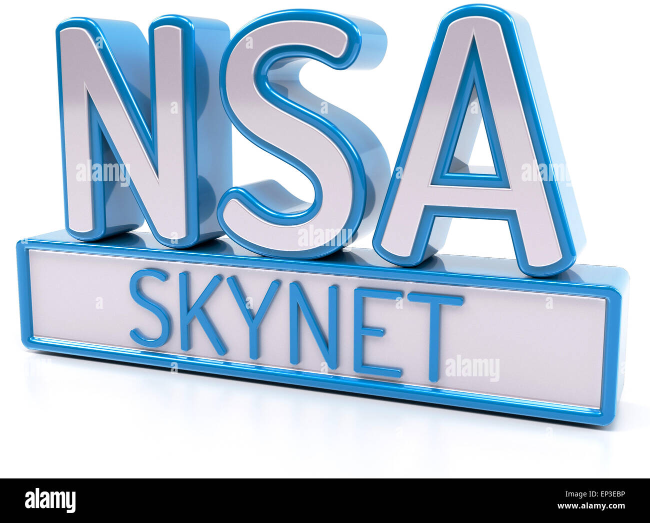 NSA National Security Agency - SKYNET Banque D'Images