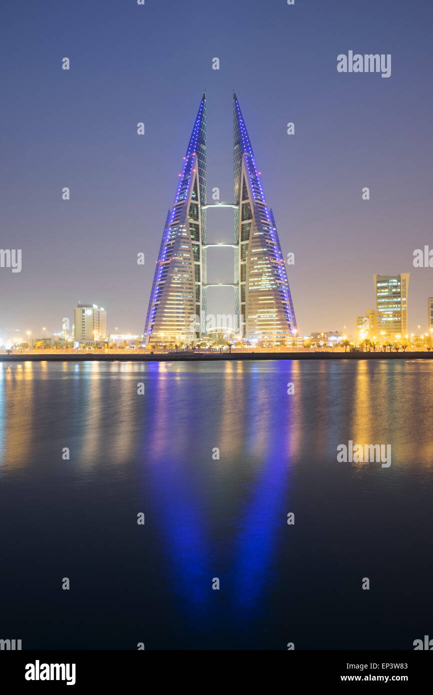 Avis de World Trade Center, à Manama dans le Royaume de Bahreïn Banque D'Images