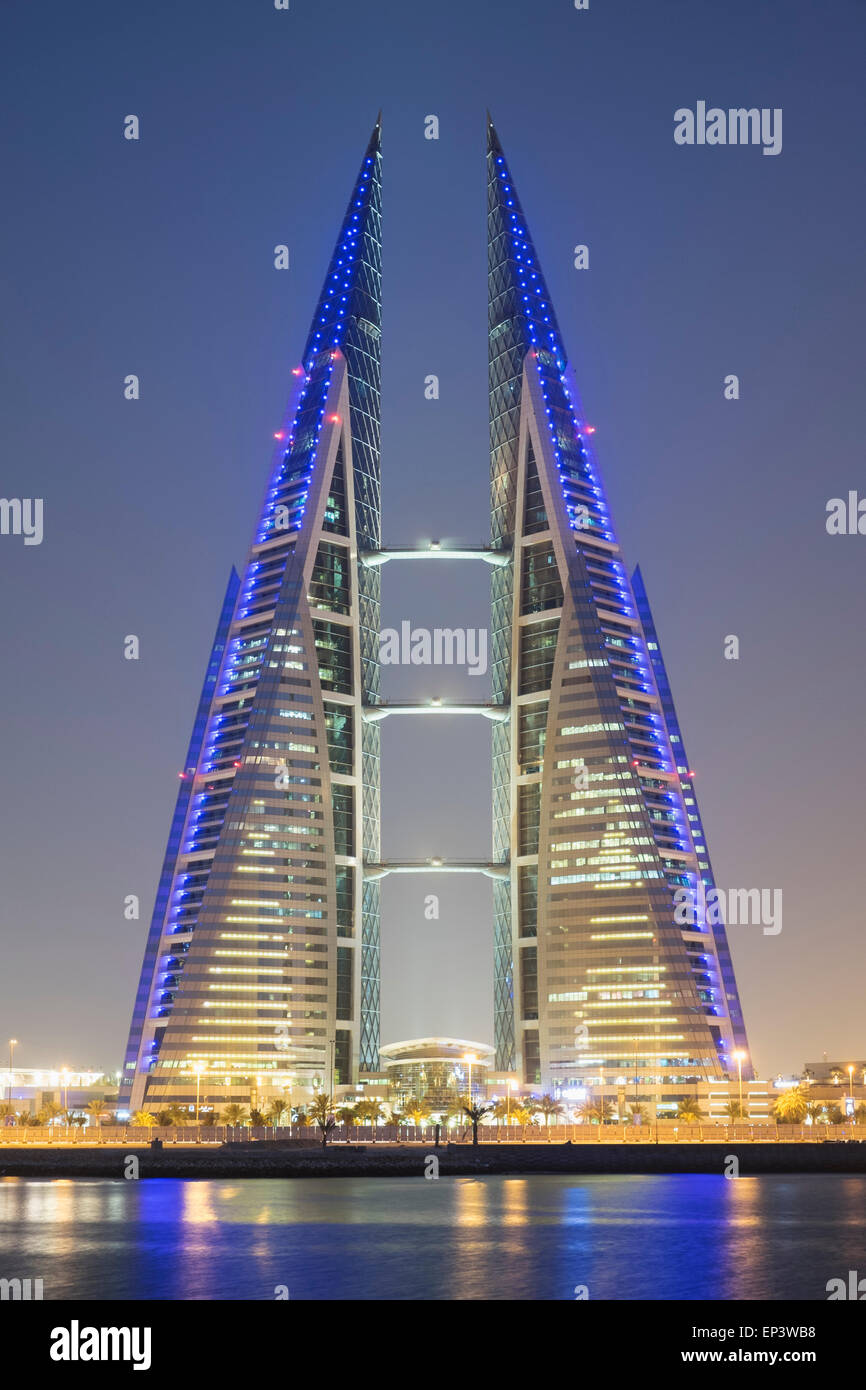 Avis de World Trade Center, à Manama dans le Royaume de Bahreïn Banque D'Images