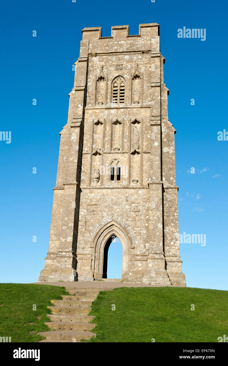 Tor de Glastonbury, Somerset, UK Banque D'Images
