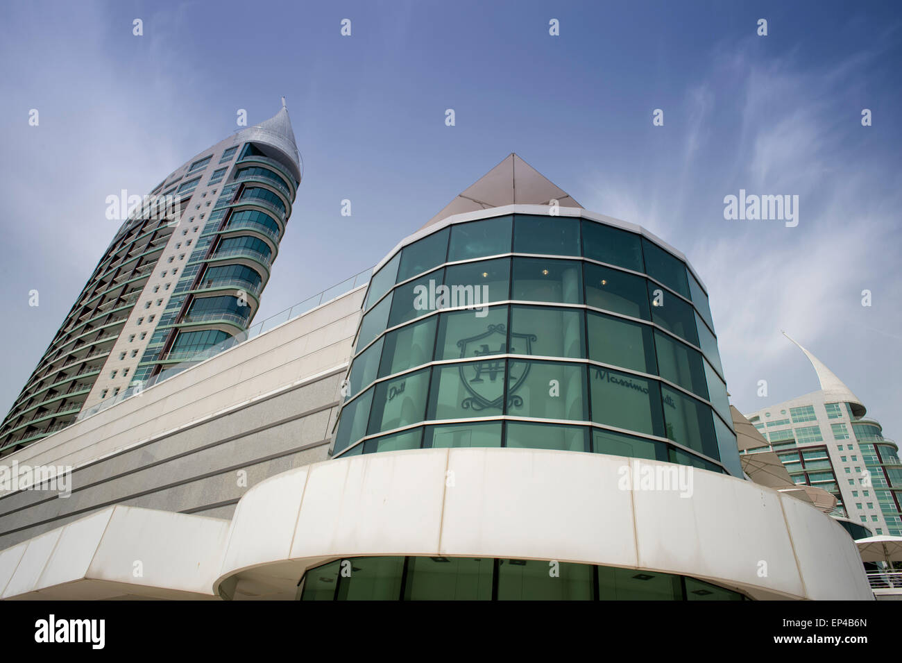 Centro Vasco da Gama architecture dans le Parque das Nacoes Lisbonne Portugal Banque D'Images