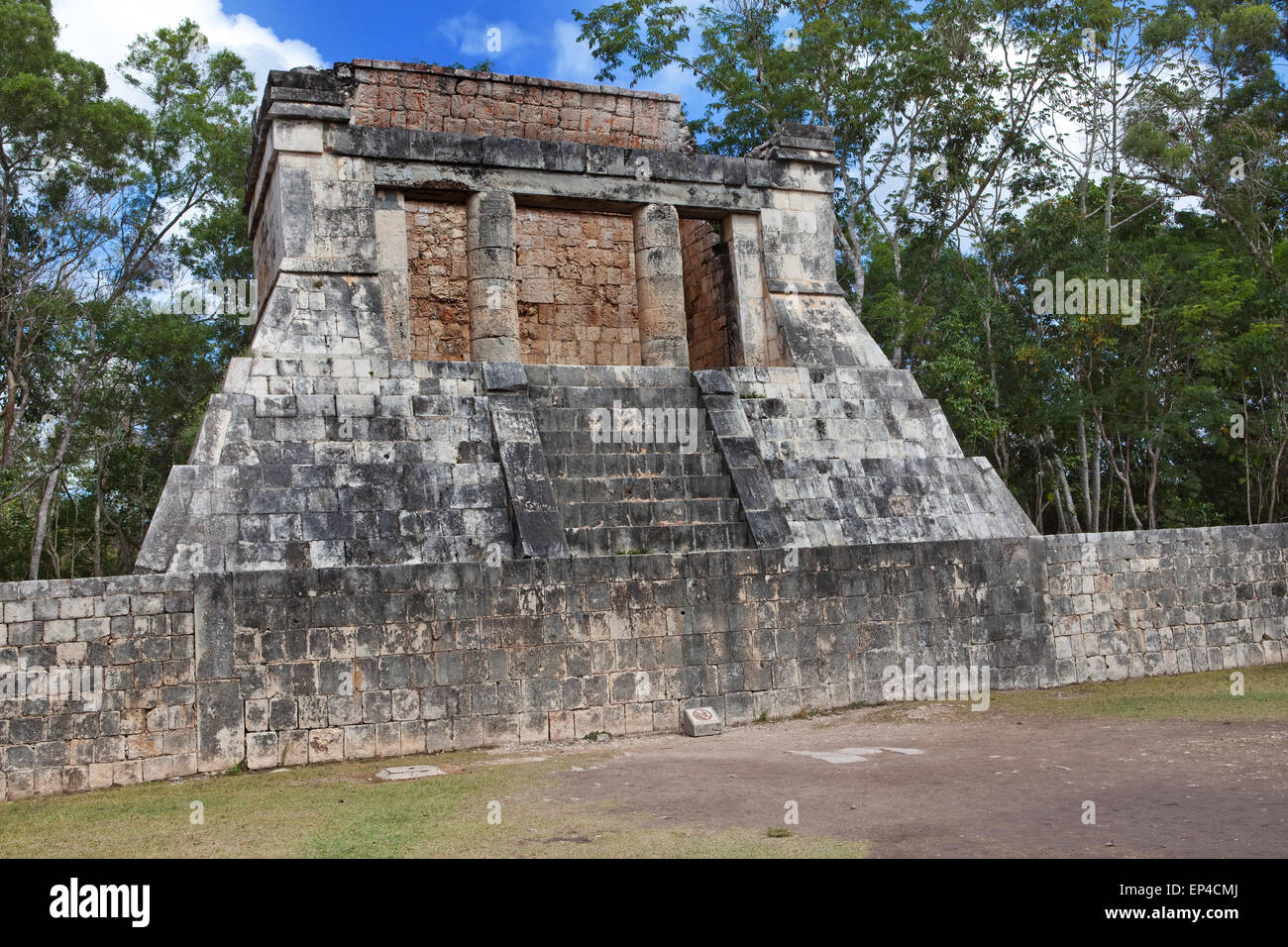 Chichen Itza pyramide, Yucatan, Mexique Banque D'Images