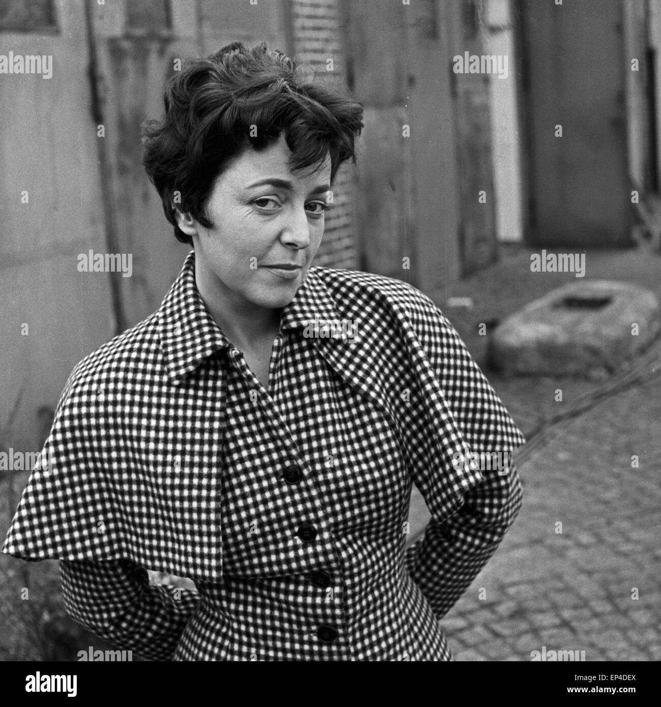Deutsche Schauspielerin Madelon Truss, Deutschland 1950er Jahre. L'actrice allemande Madelon Truss, Allemagne 1950. Banque D'Images