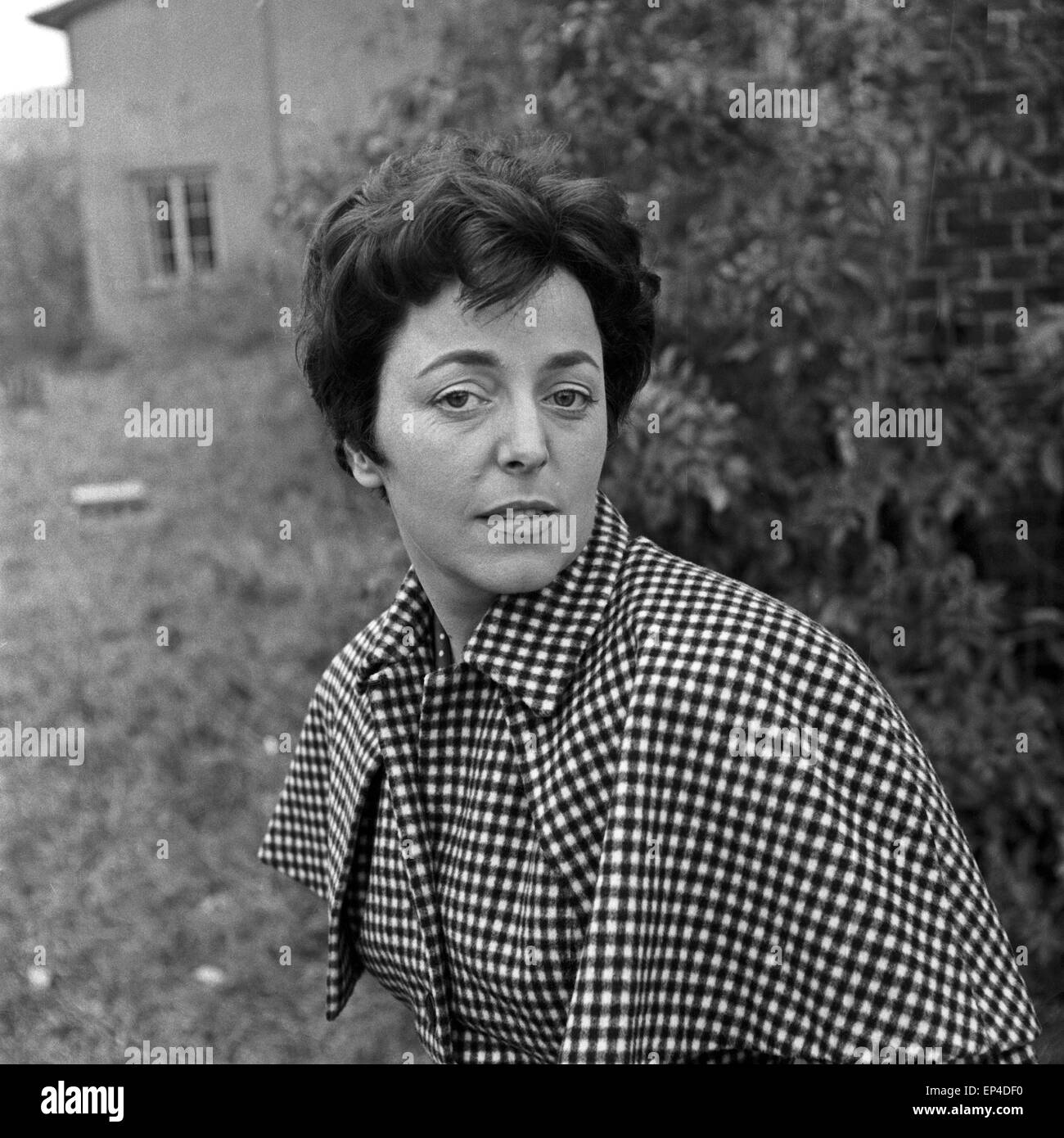 Deutsche Schauspielerin Madelon Truss, Deutschland 1950er Jahre. L'actrice allemande Madelon Truss, Allemagne 1950. Banque D'Images