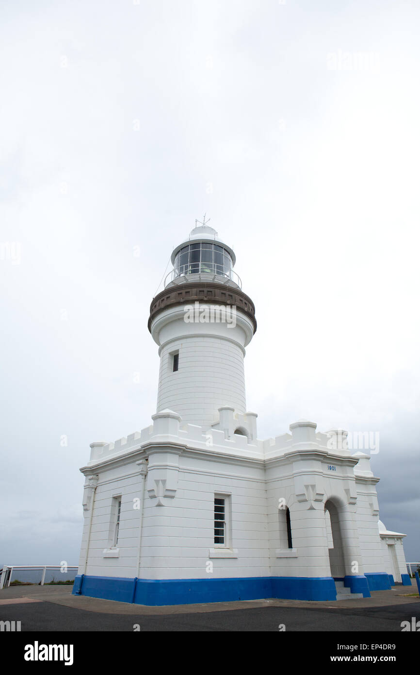Le phare de DSI Tetra - démo fxpansion un à Byron Bay, en Australie. Banque D'Images
