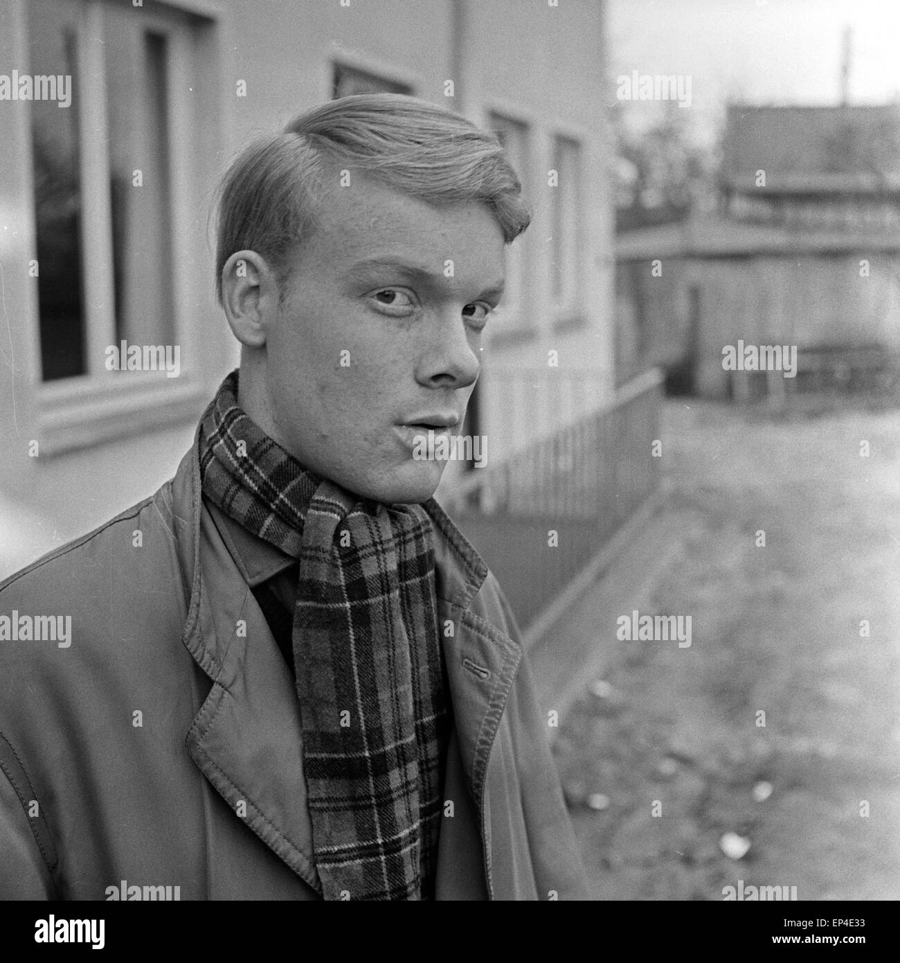 Szenenfoto aus der Folge "unter Verdacht echs' aus der Krimiserie tahlnetz «', Deutschland 1958, Regie : Jürgen Roland, Darstell Banque D'Images