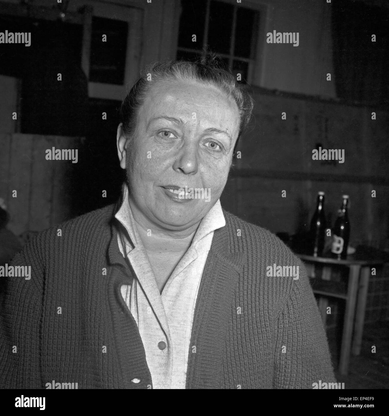 Deutsche Schauspielerin und Katharina Synchronsprecherin Brauren, 1950er Jahre Deutschland. (Allemand), actrice de doublage Kathari Banque D'Images