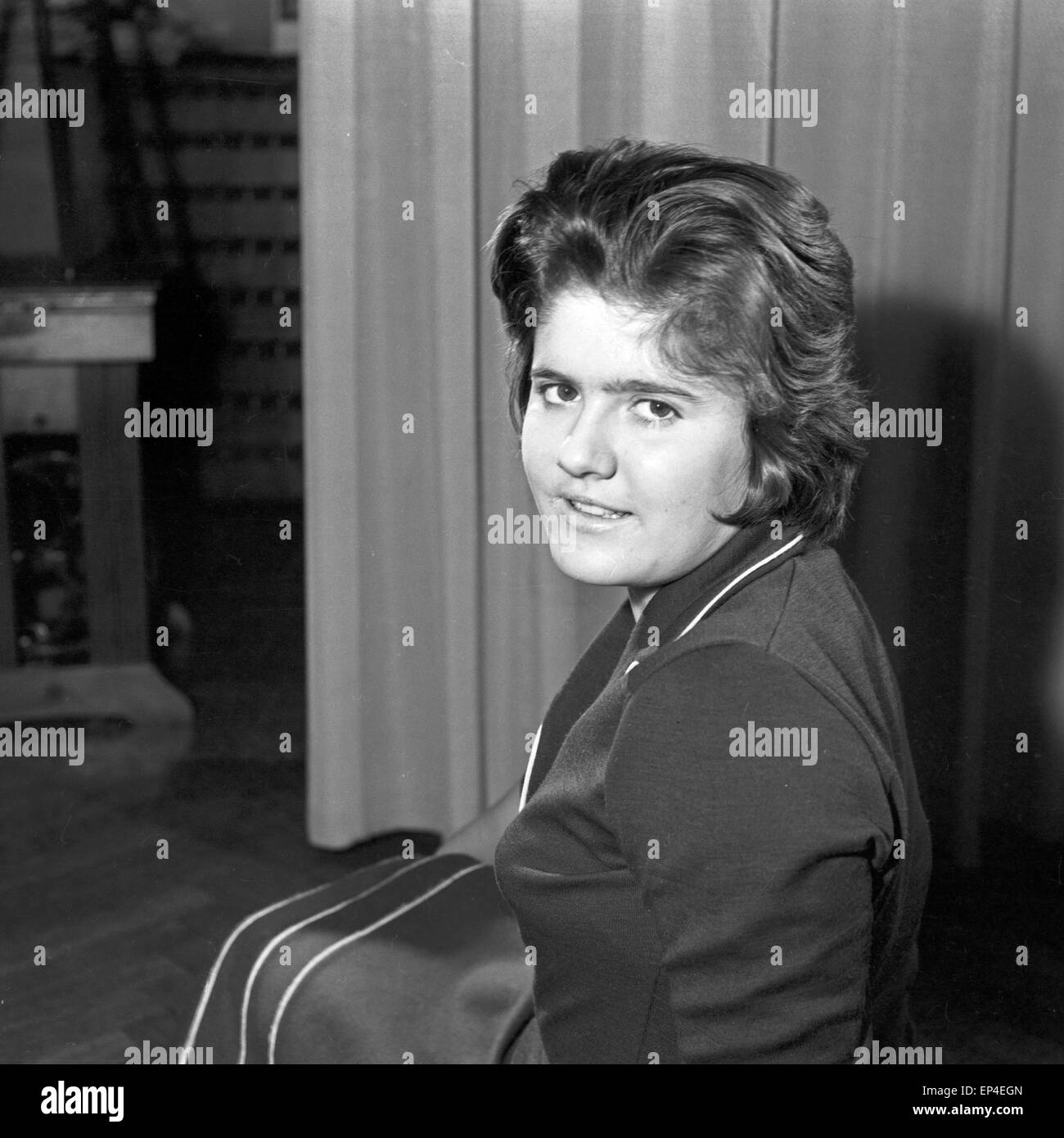 Deutsche Schauspielerin Dagmar Glombig, 1950er Jahre Deutschland. L'actrice allemande Dagmar Glombig, l'Allemagne des années 1950. Banque D'Images