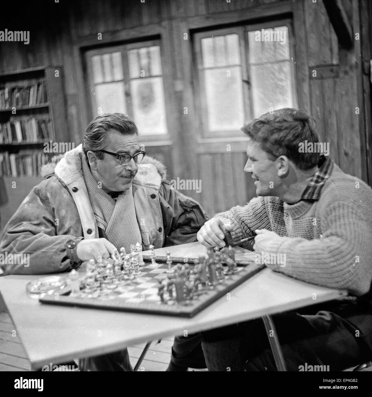 Schach dem Tode, Kinofilm, Deutschland 1959, Regie : Herbert Ruland, acteurs : Hellmut Lange (156) Banque D'Images