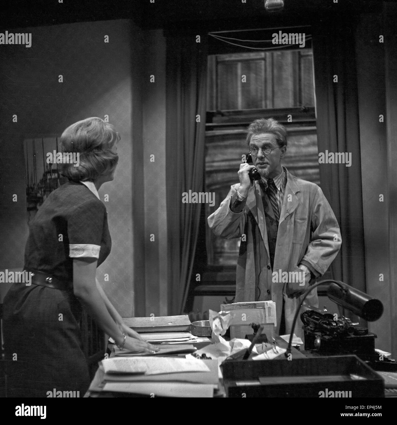 Oben und unten, Fernsehserie, Deutschland 1960 - 1961, Regie : Siegfried Wagner, Szenenfoto Oswald Banque D'Images